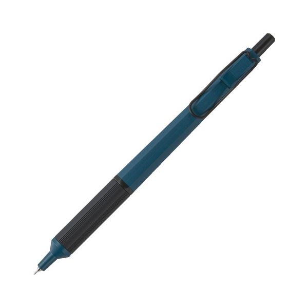 Rakuten - (まとめ) 三菱鉛筆 油性ボールペン ジェットストリーム エッジ 0.38mm 黒 (軸色：プルシアンブルー) SXN100338.10 1本 【×5セット】