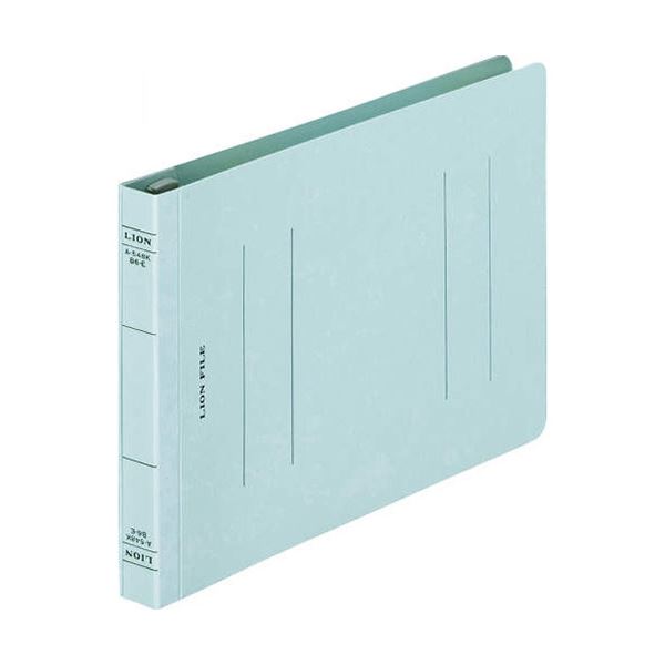 ■サイズ・色違い・関連商品■緑 1冊×50セット■緑 1セット(10冊)×10セット■水 1冊×50セット[当ページ]■黄 1冊×50セット■ピンク 1冊×50セット■水 1セット(10冊)×10セット■黄 1セット(10冊)×10セット■ピンク 1セット(10冊)×10セット■商品内容【ご注意事項】この商品は下記内容×50セットでお届けします。【商品説明】オフィスの定番、ライオン事務器のフラットファイル。■商品スペックその他仕様：●規格:B6判E型●適正収容枚数:150枚(15mm厚)●表紙:ファイル用紙(再生紙使用)●押え具:再生ポリスチレン製●とじ具:ポリエチレン製【キャンセル・返品について】商品注文後のキャンセル、返品はお断りさせて頂いております。予めご了承下さい。■送料・配送についての注意事項●本商品の出荷目安は【1 - 5営業日　※土日・祝除く】となります。●お取り寄せ商品のため、稀にご注文入れ違い等により欠品・遅延となる場合がございます。●本商品は仕入元より配送となるため、沖縄・離島への配送はできません。[ A-548KB6E ]