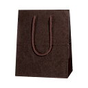 (まとめ) シモジマ カラーチャームバッグ 20-12 ブラウン 10枚入【×5セット】