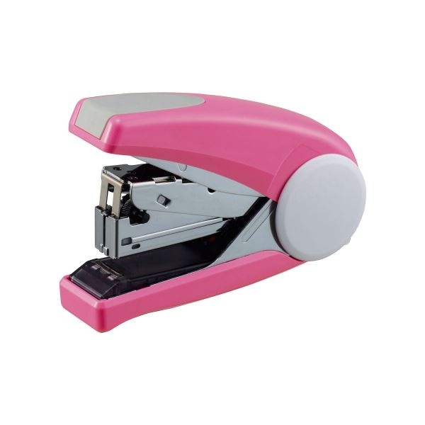 (まとめ) ライオン事務器 ステープラ かるホッチPOWER 45枚とじ ピンク FS-45 1個 【×10セット】