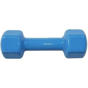 カラー 鉄アレー/ダンベル 【3kg×6本】 ブルー ビニールコーティング 防滑 防傷 転がりにくい仕様 〔ス..