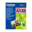 (まとめ)ブラザーインクジェット紙(マット仕上げ)A3 BP60MA3 1冊(25枚)【×5セット】