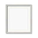 〔 軽量水彩額 〕 模様入り 水彩額 F10号 マット付 シルバー UV 紫外線 カットアクリル 額 額縁 フレーム