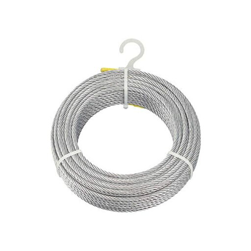 (まとめ) TRUSCO メッキ付ワイヤロープ Φ3mm×50m CWM-3S50 1本 【×3セット】 (まとめ) TRUSCO メッキ付ワイヤロープ Φ3mm×50m CWM-3S50 1本 【×3セット】