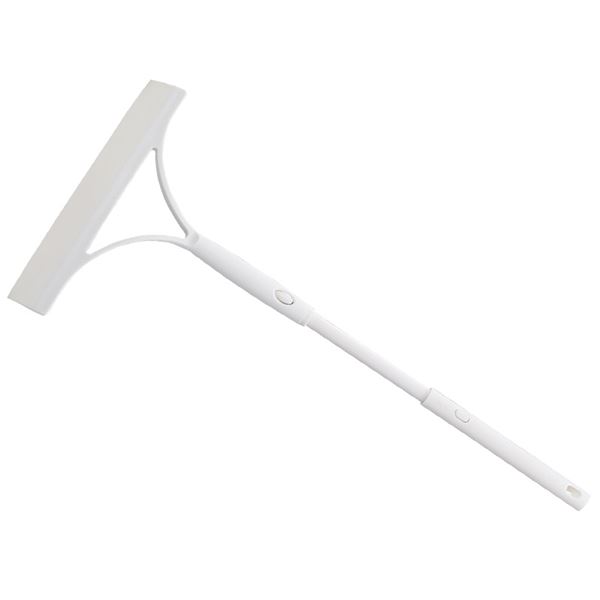 のび〜る スクイジー/水切りワイパー 【約幅25×奥行4.2×高さ41.3〜54cm】 伸縮式 バスボンくん 〔風呂..