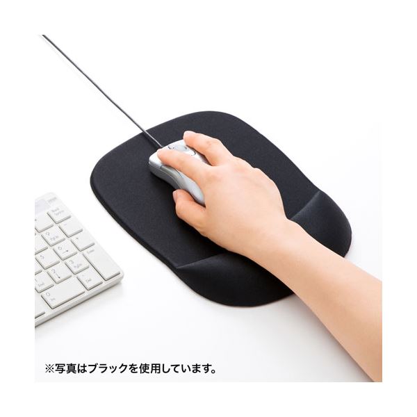 サンワサプライ 低反発リストレスト付きマウスパッド(ブルー) MPD-MU1NBL2