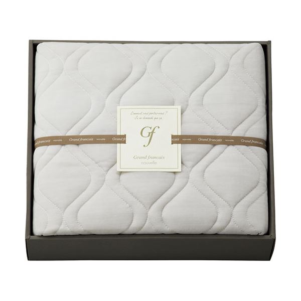 グランフランセヌーベル クール接触冷感敷パット グレージュ L9055595