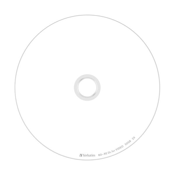 バーベイタム 録画用BD-RE DL260分 1-2倍速 ホワイトワイドプリンタブル スピンドルケース VBE260NP20SV1 1パック（20枚）