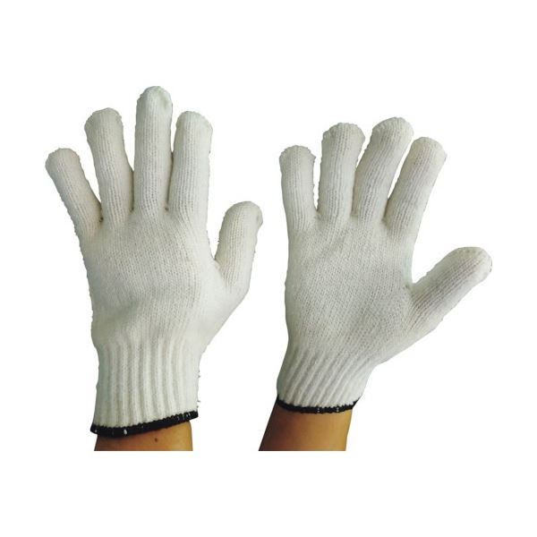 ■サイズ・色違い・関連商品■L■LL[当ページ]■M■S■商品内容【ご注意事項】この商品は下記内容×3セットでお届けします。【商品説明】●シノ糸を使用しているため、肌触りがいいです。■商品スペックサイズ：LL色：ホワイトその他仕様：●リストカラー:黒●全長(cm):23.5●手のひら周り(cm):20●中指長さ(cm):8.5●ゲージ数:7●厚さ(mm):2●ポリエステル、レーヨン、その他【キャンセル・返品について】商品注文後のキャンセル、返品はお断りさせて頂いております。予めご了承下さい。■送料・配送についての注意事項●本商品の出荷目安は【5 - 11営業日　※土日・祝除く】となります。●お取り寄せ商品のため、稀にご注文入れ違い等により欠品・遅延となる場合がございます。●本商品は仕入元より配送となるため、沖縄・離島への配送はできません。[ 7500-LL ]