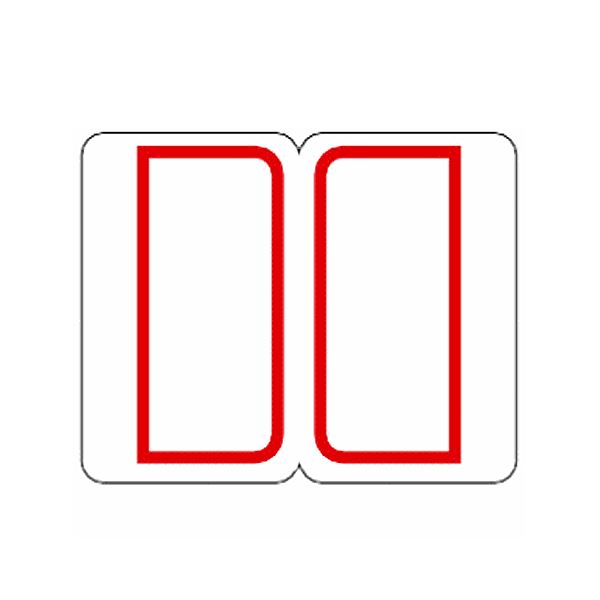 (まとめ) ライオン事務器 インデックスラベル18×25mm 赤 RS3 1パック（352片：16片×22シート） 【×50セット】
