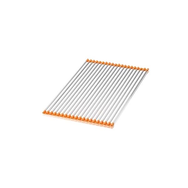 水切りラック キッチン用品 幅57.4×奥行33cm オレンジ KS-2762 スノコロロ ふきん スポンジ 食器 野菜 ..