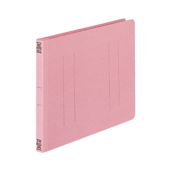 (まとめ) コクヨ フラットファイルV(樹脂製とじ具) B5ヨコ 150枚収容 背幅18mm ピンク フ-V16P 1パック(10冊) 【×10セット】