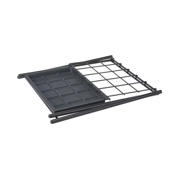 alineの（まとめ）ナカバヤシ 傘立て ミドルタイプ 15本用 ブラック ASD-S15-BK 1台 【×3セット】｜アングル2