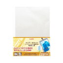 (まとめ)ライオン事務器 クリアーポケットB4タテ 2・4・36穴 グレー台紙 CL-361 1パック(10枚) 【×5セット】