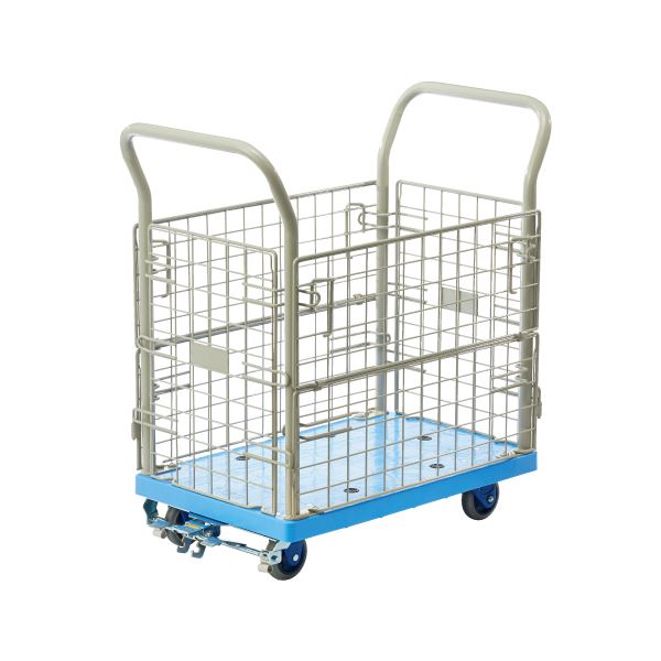 金沢車輌 環境静音網台車 NP-107GS-B フットブレーキ付(4)