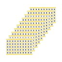 (まとめ)ライオン事務器 ナンバーラベルL 数字 8 KL-1-8 1パック(250片:25片×10シート)【×10セット】