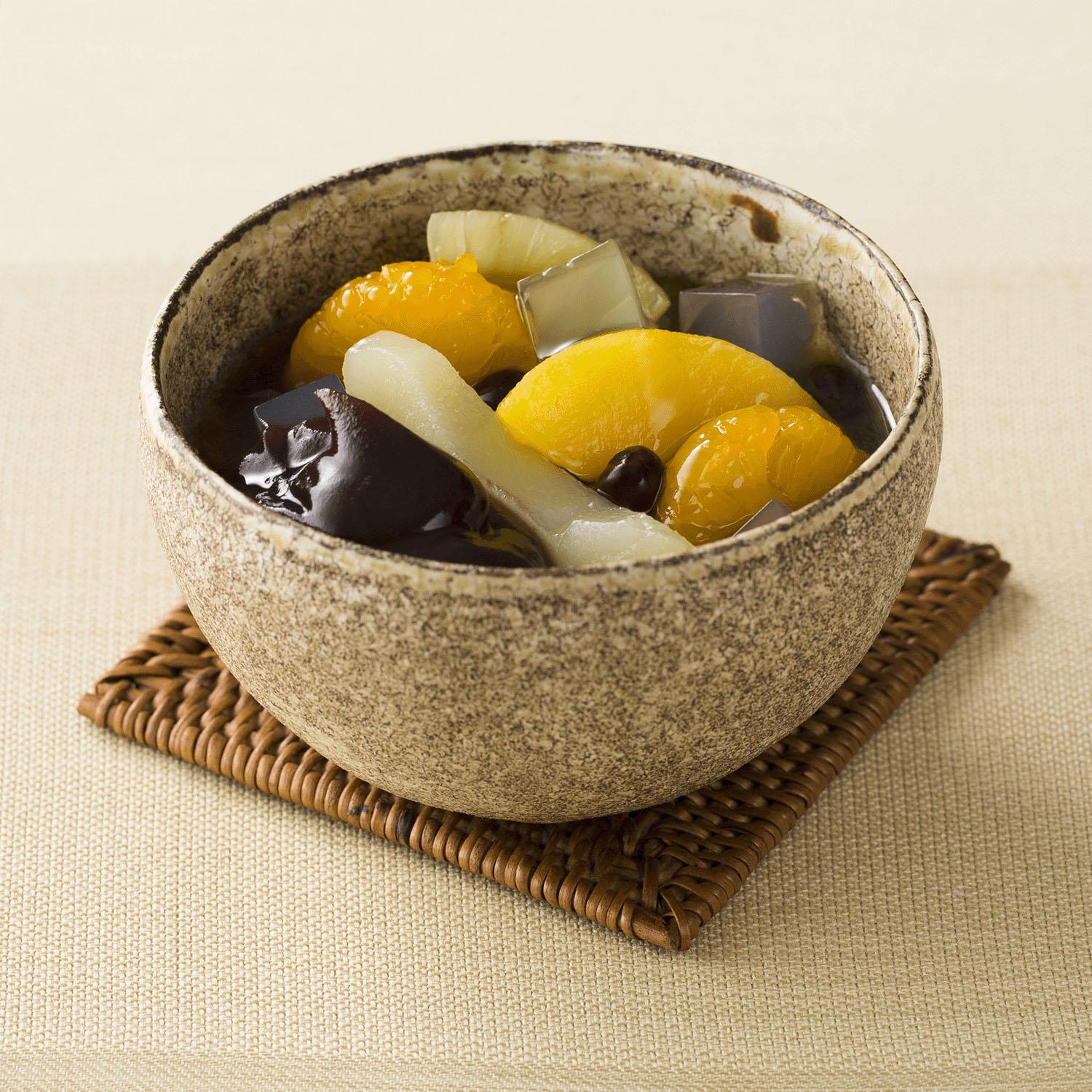 榮太樓總本鋪 和菓子屋のあんみつ抹茶みつ 255g 6点入り