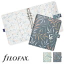 ファイロファックス システム手帳 ボタニカル A5サイズ Botanical Filofax 6穴 リング径30mm デスクサイズ 合皮 2024年ダイアリー他各種リフィル付き ベルトボタン留め式