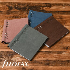 ファイロファックス システム手帳 クリップブック アーキテクチャ A5サイズ 6穴 リング25mm デスクサイズ Filofax 合皮素材 メンズ レディース Clipbook Architexture