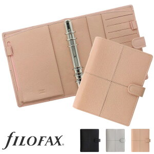 ファイロファックス システム手帳 A5サイズ クラシック ステッチ ソフト 6穴 リング径30mm Filofax Classic Stitch 子牛革 本革 イタリアンカーフレザー デスクサイズ メンズ レディース 高級