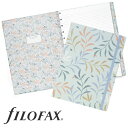 ファイロファックス 詰め替え可能ノートブック A4サイズ ボタニカル Botanical A4 Notebook Mint Filofax