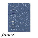 ファイロファックス システム手帳 クリップブック インディゴ バイブルサイズ Filofax Clipbook Indigo 合皮素材 聖書サイズ 6穴 リング径25mm