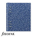 ファイロファックス システム手帳 クリップブック インディゴ A5サイズ Filofax Clipbook Indigo 合皮素材 デスクサイズ 6穴 リング径25mm