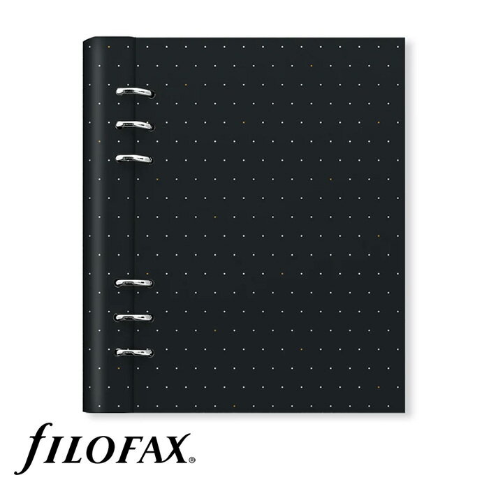 ファイロファックス システム手帳 クリップブック ムーンライト A5サイズ Filofax Clipbook Moonlight 合皮素材 デスクサイズ 6穴 リング径25mm