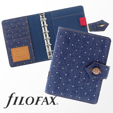 デニムドット　Denim Dots　スモール　INDIGO　ファイロファックス　FILOFAX　システム手帳【楽ギフ_包装】