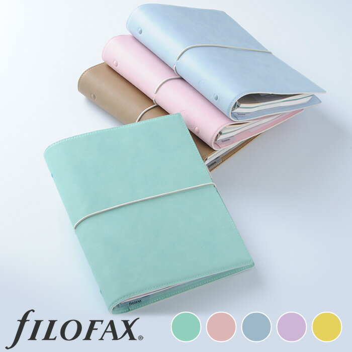 եեå ƥĢ ɥߥ ե A5 6 󥰷30mm  쥶Ĵ ѥƥ륫顼 ǥ  ǥ Filofax Domino Soft Хɼ 2024ǯ꡼դ