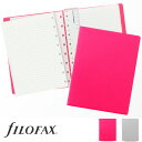 ファイロファックス ノートブック A5サイズ サフィアーノフルオロ リフィル差し替え可 Saffiano Fluoro Notebook Filofax 合皮 メンズ レディース