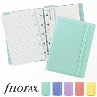 ファイロファックス ノートブック ポケットサイズ リフィル差し替え式 クラシック パステル Classic Pastel Notebook Filofax 合皮 メンズ レディース