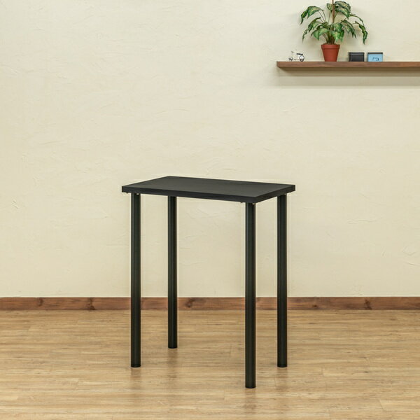 パソコンデスク 幅75×奥行45cm ホワイト スチール フリーバーテーブル 組立品 リビング 在宅ワーク インテリア家具【代引不可】 [2]