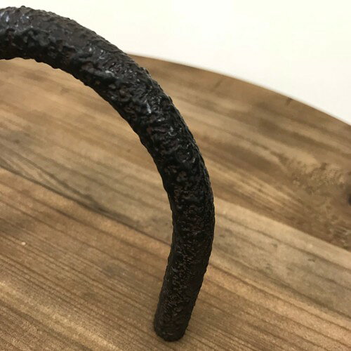 KOZAI 古材 ラウンド サイドテーブル スチール脚 直径50cm×高さ60cm ブルックリン...