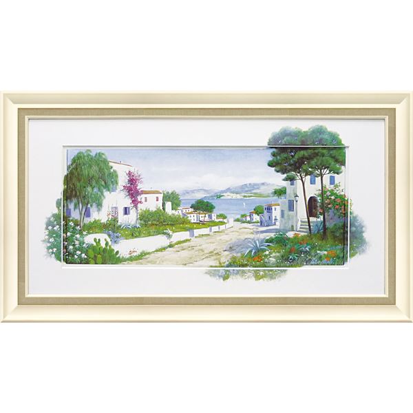 ユーパワー ピーター・モッツ アートフレーム 「オーシャンパス」