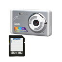 コンパクトデジタルカメラ JOY510FESWH + 16GB SDHCメモリカード 1セット(2)