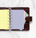 ファイロファックス システム手帳 リフィル ミニ6穴 ポケットサイズ パステル 横罫紙 Filofax 6穴 132640 スモールサイズ
