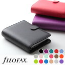 ファイロファックス システム手帳 ミニ6穴サイズ サフィアーノ Saffiano ポケットサイズ スモール リング径19mm 合皮素材 年号無し年間スケジュール...