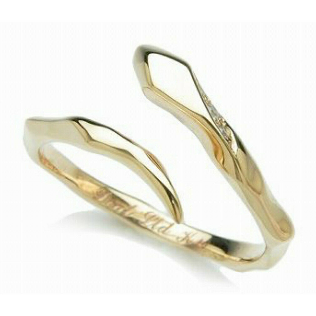 DEAL DESIGN ディールデザイン LINE SNAKE RING W-S K10 リング DEAL LTD マリッジ ペア ゴールド 10金 K10 ギフト プレゼント おしゃれ DEAL LTD マリッジ ペア ゴールド 10金 K10 ゴールドアクセサリー 指輪 シルバーリング 銀指輪 メンズリング レディースリング お揃い