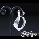 RAT RACE ラットレース 怪火フレアフープピアス レフト シルバーピアス 片耳 1P 左耳用 フレア ピアス シルバーアクセサリー シルバーアクセ ピアス...