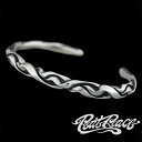 RAT RACE ラットレース アンデュレートフレアバングル シルバーバングル 炎 フレア バングル ブレスレット シルバーアクセサリー シルバーアクセ 腕輪 ...