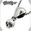 RAT RACE ラットレース r.l.d L.K.C スカルトップ S シルバーネックレス シルバーアクセサリー メンズ スカル ネックレス ペンダント メンズ シルバー925 ハート ガイコツ r.l.d ラットラブデザイン LKC Love Kiss Cry スカルシリーズのSサイズペンダント 男性用 ブランド