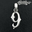 RAT RACE ラットレース R.A.W ナンバートップ 9 数字 ペンダントトップ チェーンなし ナンバー トップ シルバーアクセサリー シルバーアクセ ペ...