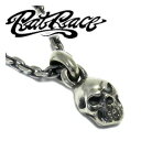 RAT RACE ラットレース スタンダードスカル S シルバーネックレス シルバー925 スカル ネックレス シルバー スカル ネックレス シルバーネックレス メンズ ペンダント シルバー925 RAT RACE ラットレース スタンダードスカルシリーズでは最小となるペンダント 男性用 髑髏(4)