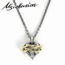M's collection エムズコレクション K10ゴールド ダイヤモンド ソーン ブランブルハート メレ シルバー 彼女 天然ダイヤモンド ダイヤ 男性 ...