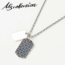 M's collection エムズコレクション トリプルX EDITION スタッズ ドッグタグ シルバー925 シルバーアクセサリー 銀 SV925 シルバ...