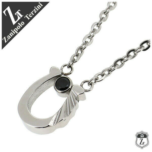 ザニポロタルツィーニ ホースシュー ジルコニア サージカルステンレス ネックレス 医療用ステンレス ステンレスアクセサリー ステンレスアクセ サージカルステンレ...