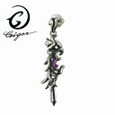 GIGOR ジゴロウ フロップピアス FUROPPU series フロップシリーズ チャーム 揺れる スウィング 透かし 立体 トパーズ オニキス シルバー9...