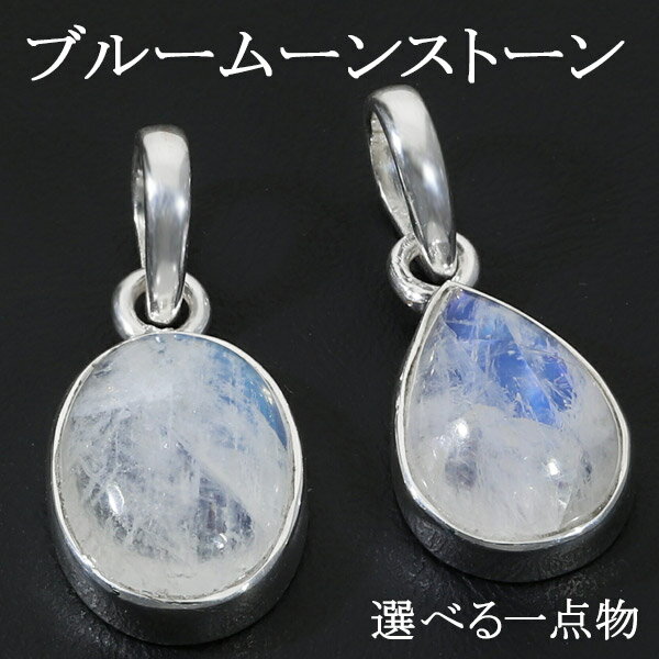 ブルームーンストーン シルバー ペンダントトップ 選べる 一点物 誕生石 6月 ムーンストーン 天然石 パワーストーン ペンダント ヘッド トップ レディース ...