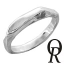 Quiet Room シンプル 槌目 シルバー リング 3号~25号 メンズ レディース シンプル シルバーリング QRR-001 シルバーアクセサリー シルバーアクセ シルバーリング リング 指輪 シンプル シンプルリング シンプルアクセサリー メンズ 男性 レディース 女性 ユニセックス